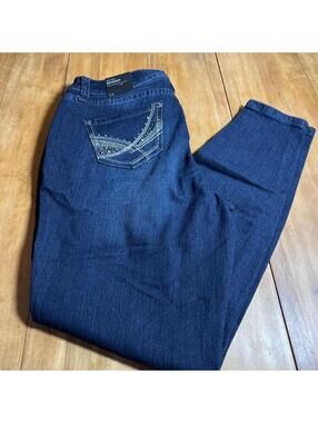 Lane Bryant Jeans 14 Dark Wash Mid Rise Skinny, New